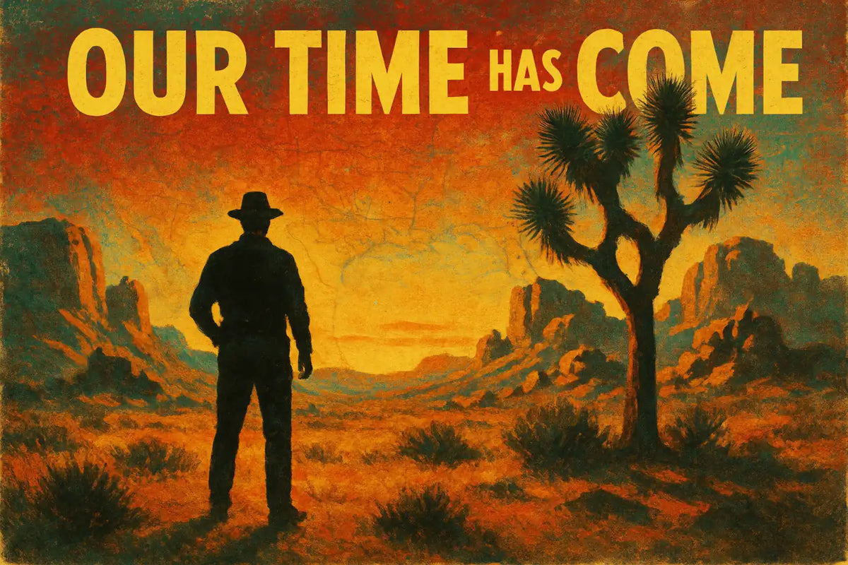 Desert Cowboy Sunset — The Wide-Sky Society