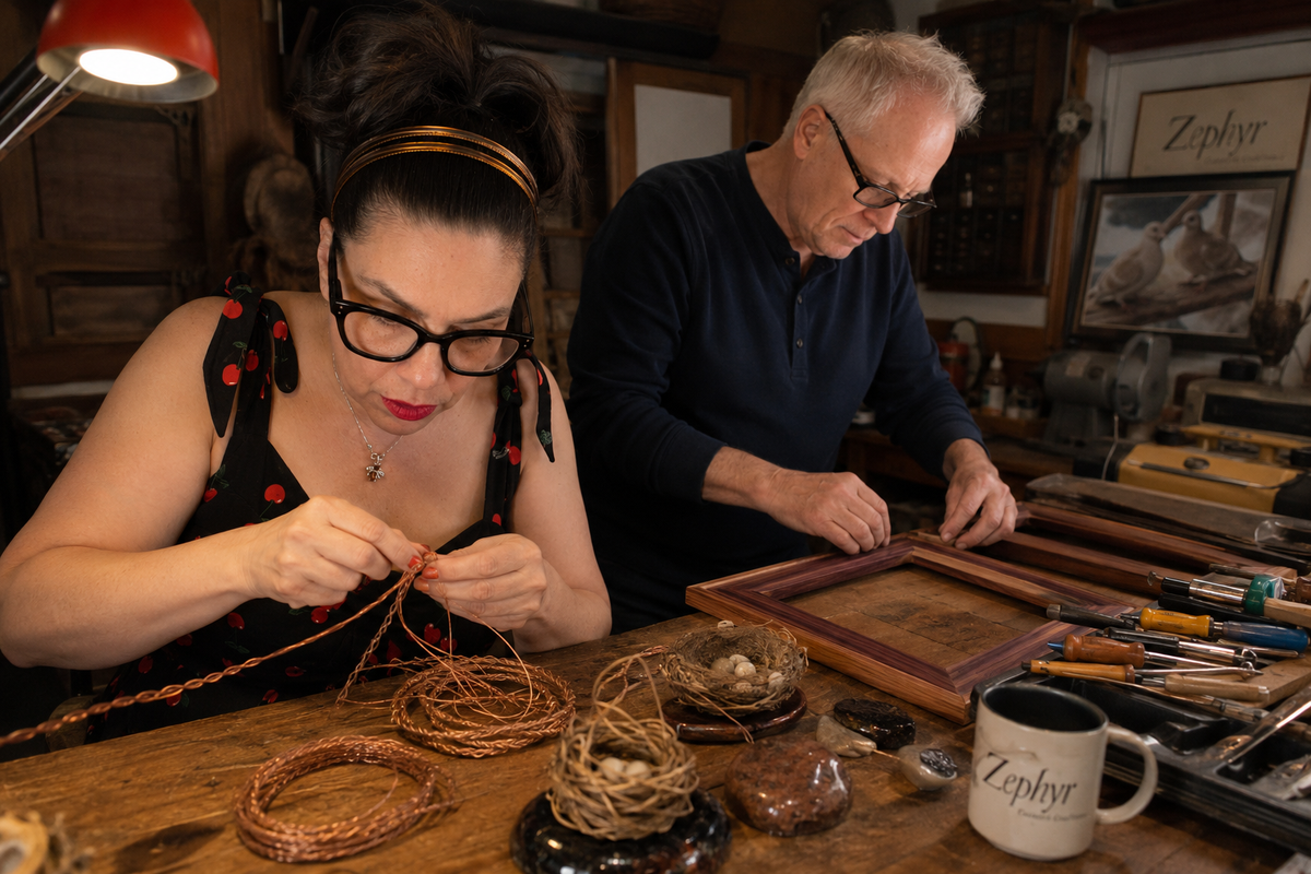 Exciting News: Zephyr Expands to the World with Beautiful, Finely Etched Metal Nests!