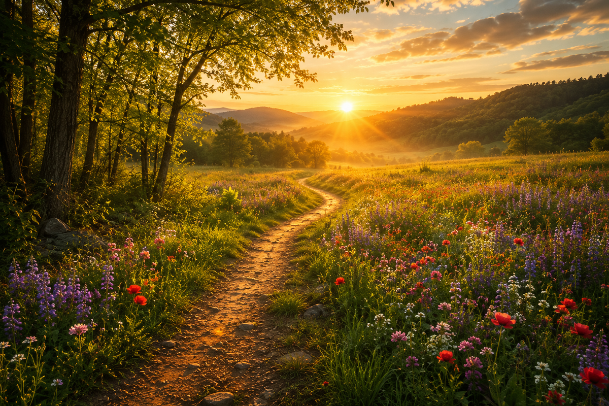 Spring Does Not Rush - It Simply Arrives